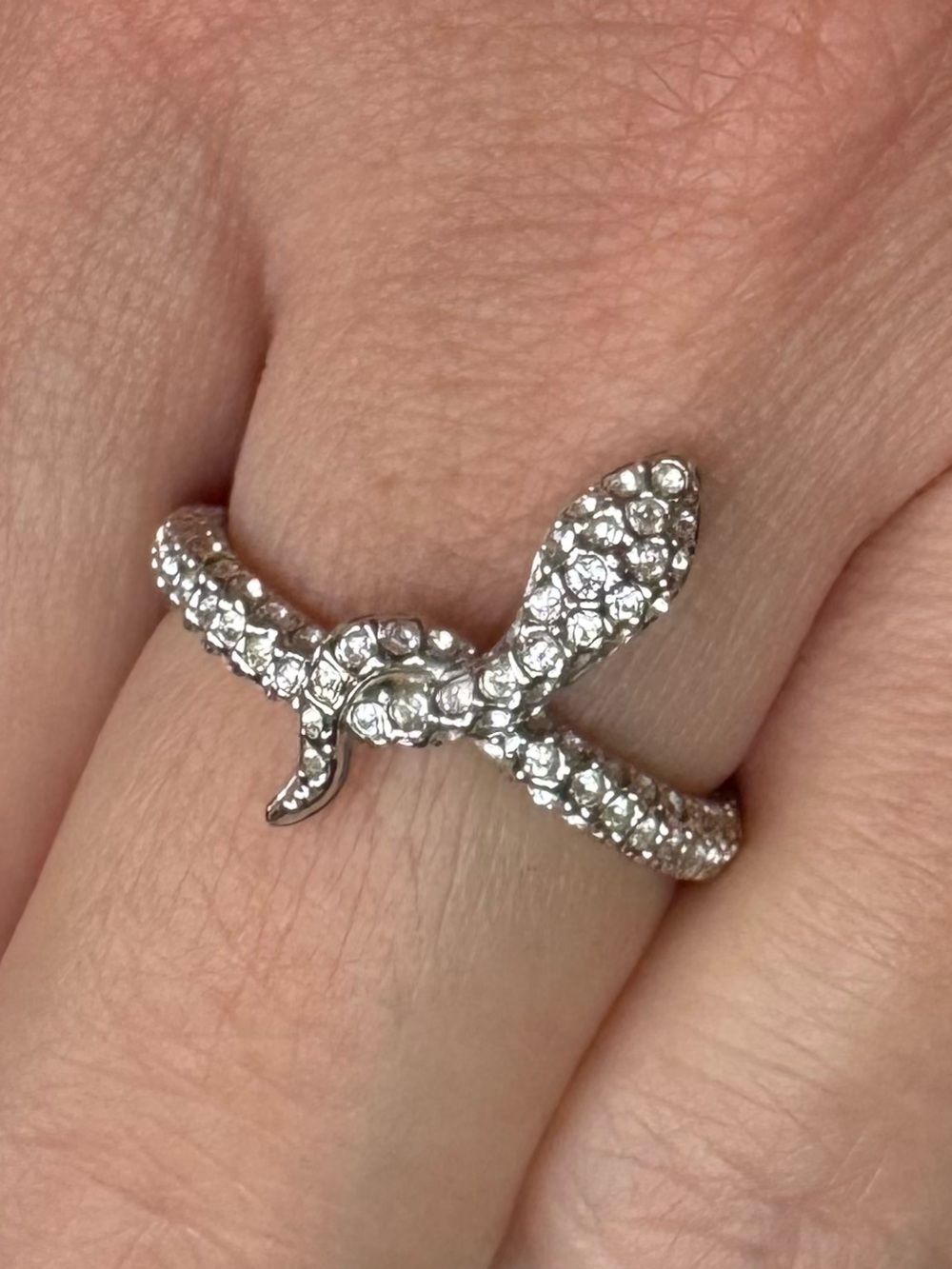 Swarovski Snake Ring. - Picture 6 of 10